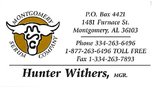 Montgomery Serum Company, Hunter Withers